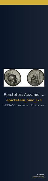 Epicteteis Aezanis BMC Epicteteis 1-3, 6-9 — CANOA