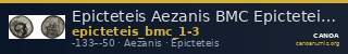 Epicteteis Aezanis BMC Epicteteis 1-3, 6-9 — CANOA
