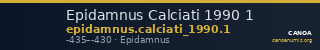 Epidamnus Calciati 1990 1 — CANOA