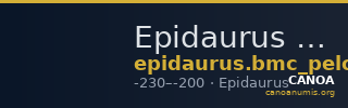 Epidaurus BMC Epidaurus 23 — CANOA