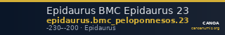 Epidaurus BMC Epidaurus 23 — CANOA
