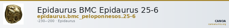 Epidaurus BMC Epidaurus 25-6 — CANOA