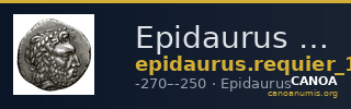 Epidaurus Requier 1993 Drachms, serie 1 — CANOA