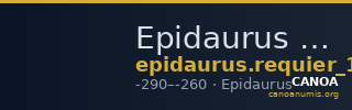 Epidaurus Requier 1993 Hemidrachms, serie 1-2E — CANOA