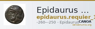 Epidaurus Requier 1993 Hemidrachms, serie 2Θ-3 — CANOA