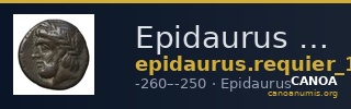 Epidaurus Requier 1993 Hemidrachms, serie 2Θ-3 — CANOA