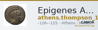 Epigenes Athens Thompson 1961 441-460 — CANOA