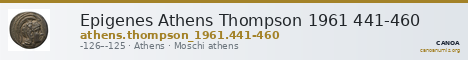Epigenes Athens Thompson 1961 441-460 — CANOA