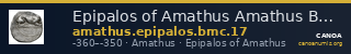 Epipalos of Amathus Amathus BMC Amathus 17 — CANOA