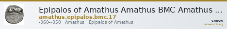 Epipalos of Amathus Amathus BMC Amathus 17 — CANOA