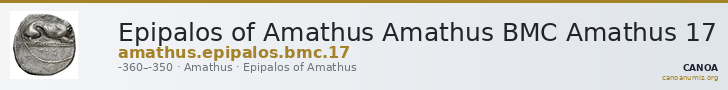 Epipalos of Amathus Amathus BMC Amathus 17 — CANOA