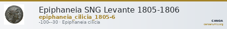 Epiphaneia SNG Levante 1805-1806 — CANOA