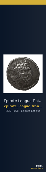 Epirote League Epirus Franke 1961 Epirote Koinon Group II — CANOA