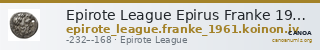 Epirote League Epirus Franke 1961 Epirote Koinon Group IV — CANOA