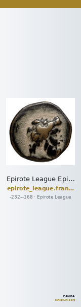 Epirote League Epirus Franke 1961 Epirote Koinon Group IX and XI — CANOA