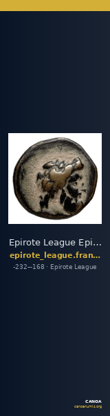 Epirote League Epirus Franke 1961 Epirote Koinon Group IX and XI — CANOA