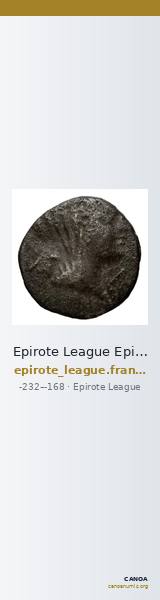 Epirote League Epirus Franke 1961 Epirote Koinon Group VI — CANOA