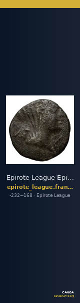 Epirote League Epirus Franke 1961 Epirote Koinon Group VI — CANOA