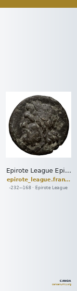 Epirote League Epirus Franke 1961 Epirote Koinon Group X — CANOA