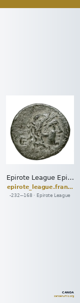 Epirote League Epirus Franke 1961 Epirote Koinon Group XIII — CANOA