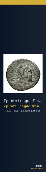 Epirote League Epirus Franke 1961 Epirote Koinon Group XIII — CANOA