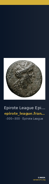 Epirote League Epirus Franke 1961 Epirote Symmachy Group VI — CANOA