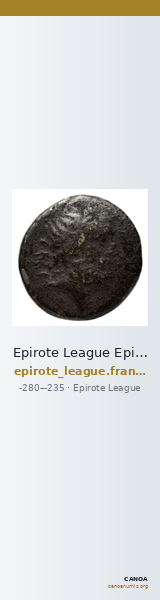Epirote League Epirus Franke 1961 Epirote Symmachy Group X-XI — CANOA