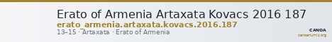 Erato of Armenia Artaxata Kovacs 2016 187 — CANOA