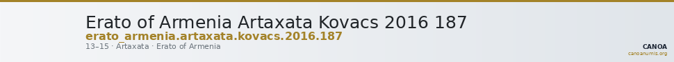 Erato of Armenia Artaxata Kovacs 2016 187 — CANOA