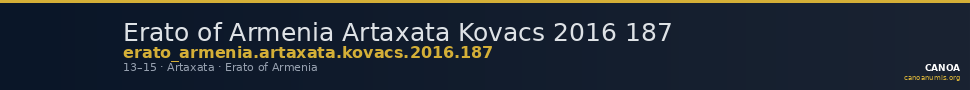 Erato of Armenia Artaxata Kovacs 2016 187 — CANOA