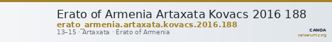 Erato of Armenia Artaxata Kovacs 2016 188 — CANOA