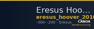 Eresus Hoover 2010 880 — CANOA