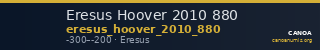 Eresus Hoover 2010 880 — CANOA