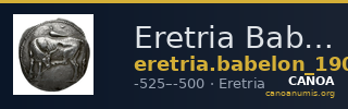 Eretria Babelon 1907 1069-1070 — CANOA