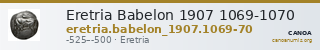 Eretria Babelon 1907 1069-1070 — CANOA