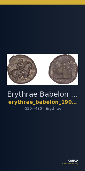 Erythrae Babelon 1907 480-3 — CANOA
