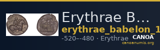 Erythrae Babelon 1907 480-3 — CANOA