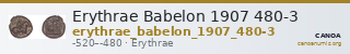 Erythrae Babelon 1907 480-3 — CANOA