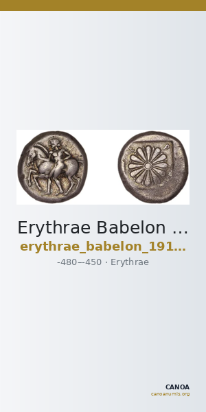 Erythrae Babelon 1910 1966-74 — CANOA