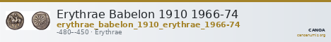 Erythrae Babelon 1910 1966-74 — CANOA