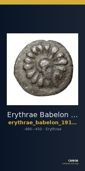 Erythrae Babelon 1910 1976 — CANOA