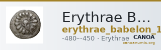 Erythrae Babelon 1910 1976 — CANOA