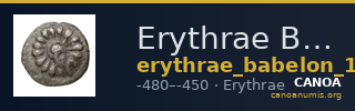 Erythrae Babelon 1910 1976 — CANOA