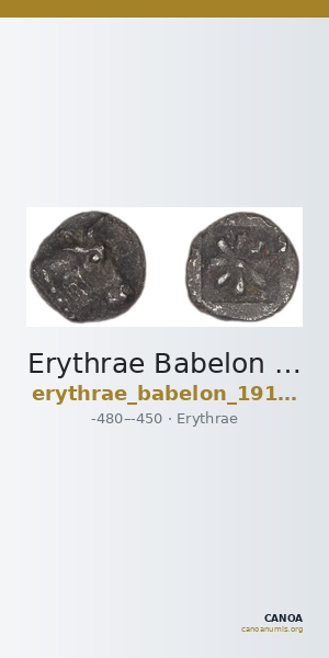 Erythrae Babelon 1910 1977 — CANOA