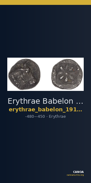Erythrae Babelon 1910 1977 — CANOA