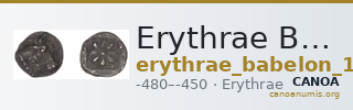 Erythrae Babelon 1910 1977 — CANOA