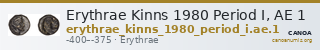Erythrae Kinns 1980 Period I, AE 1 — CANOA