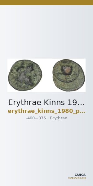 Erythrae Kinns 1980 Period I, AE 2 — CANOA