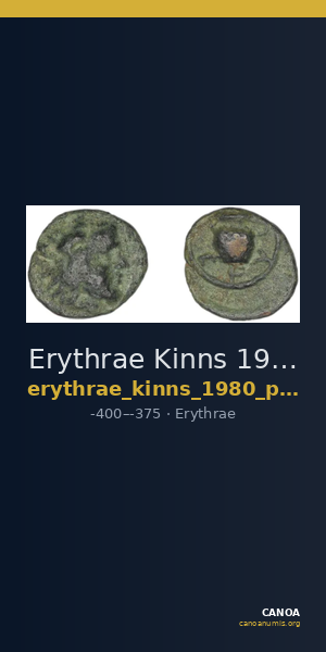 Erythrae Kinns 1980 Period I, AE 2 — CANOA