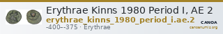 Erythrae Kinns 1980 Period I, AE 2 — CANOA